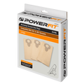 Powerfit Workshop Vacuum 35-40L Dust Bags, 3 Pack