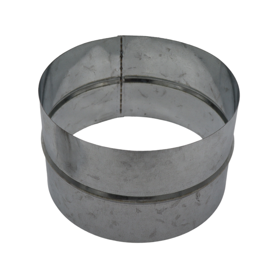 Pacific Air 100mm Duct Connector - Galvanised Steel - Easy Installation - SuperSaverAU - view 1