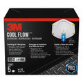 3M P2 Particulate Sanding and Fibreglass Valved Respirators - 5 Pack - SuperSaverAU - view 1