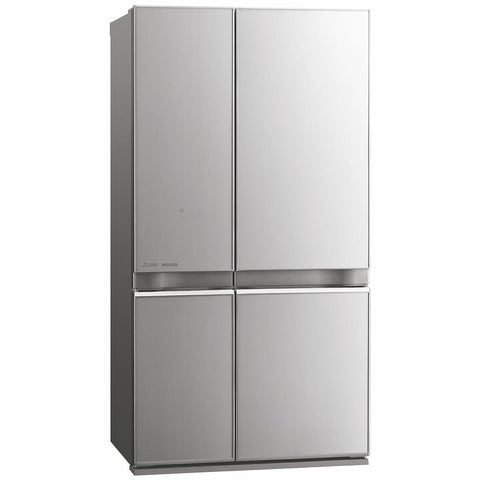 Mitsubishi Electric 635L French Door Fridge - Argent Silver Glass, Touch Controls - MR-LA635ER-GSL-A