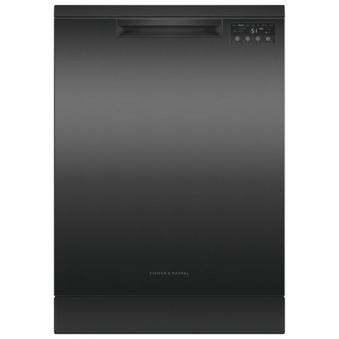 Fisher & Paykel Series 5 Dishwasher - 15 Place Settings, Black Stainless Steel, Sanitise - DW60FC1B2
