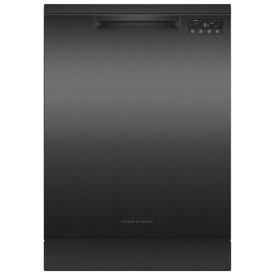 Fisher & Paykel Series 5 Dishwasher - 15 Place Settings, Black Stainless Steel, Sanitise - DW60FC1B2