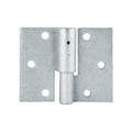 Pinnacle Hardware 16mm Galvanised RH Double Butt Security Gate Hinge, 2 Pack, Anti-Lift