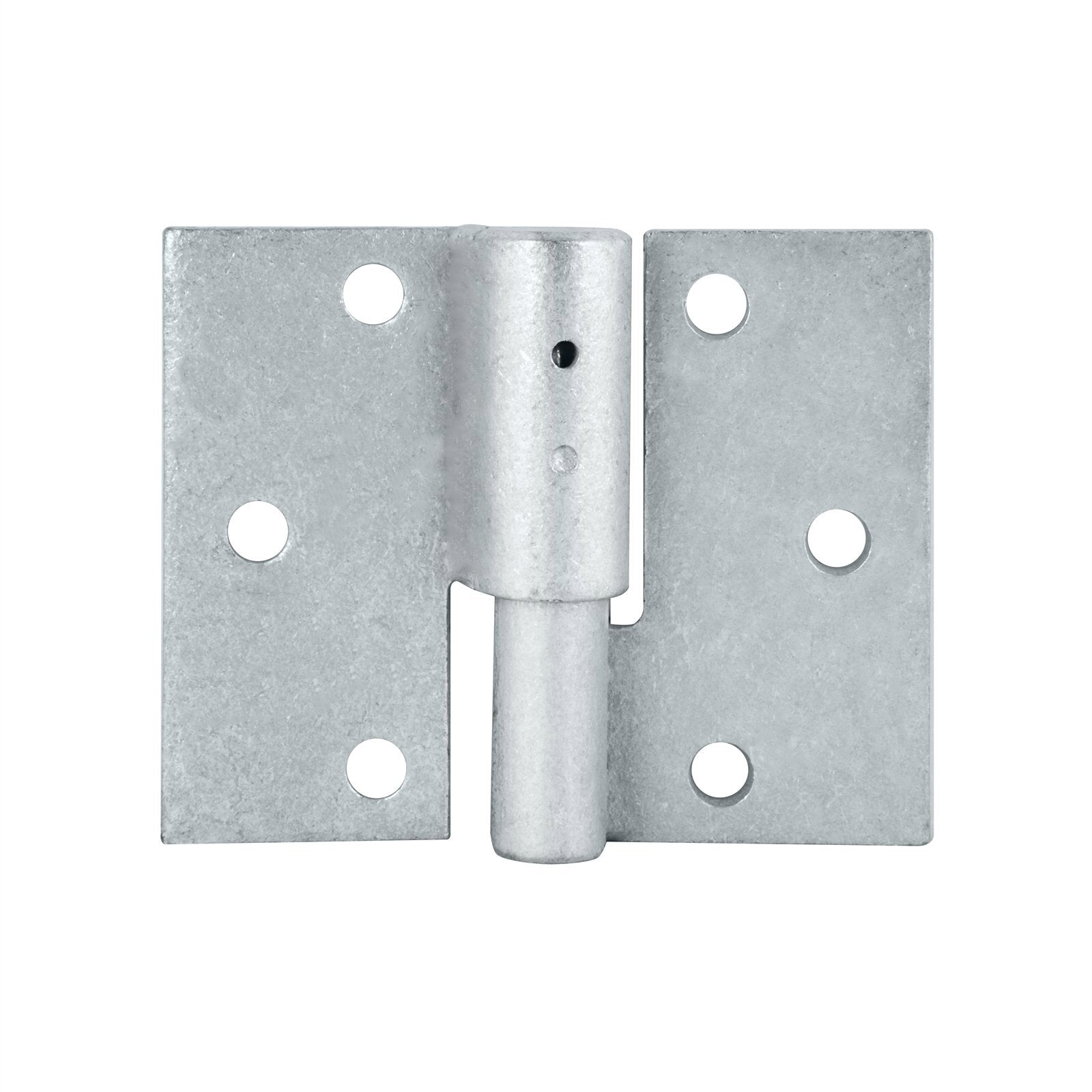 Pinnacle Hardware 16mm Galvanised RH Double Butt Security Gate Hinge, 2 Pack, Anti-Lift