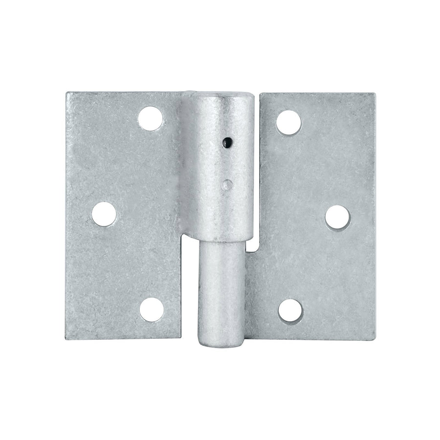 Pinnacle Hardware 16mm Galvanised RH Double Butt Security Gate Hinge, 2 Pack, Anti-Lift