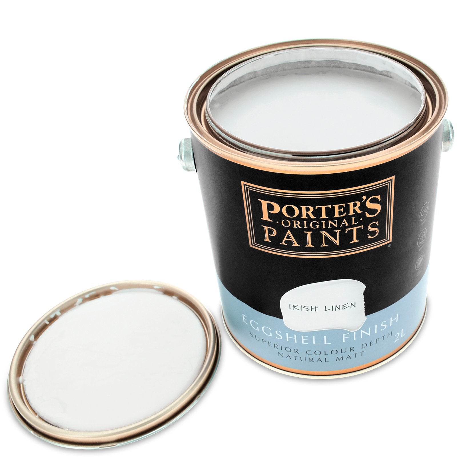 Porter's 2L Irish Linen Eggshell Washable Interior & Exterior Paint