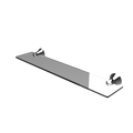Caroma Elegance 500mm Chrome Glass Shelf, Wall Mount