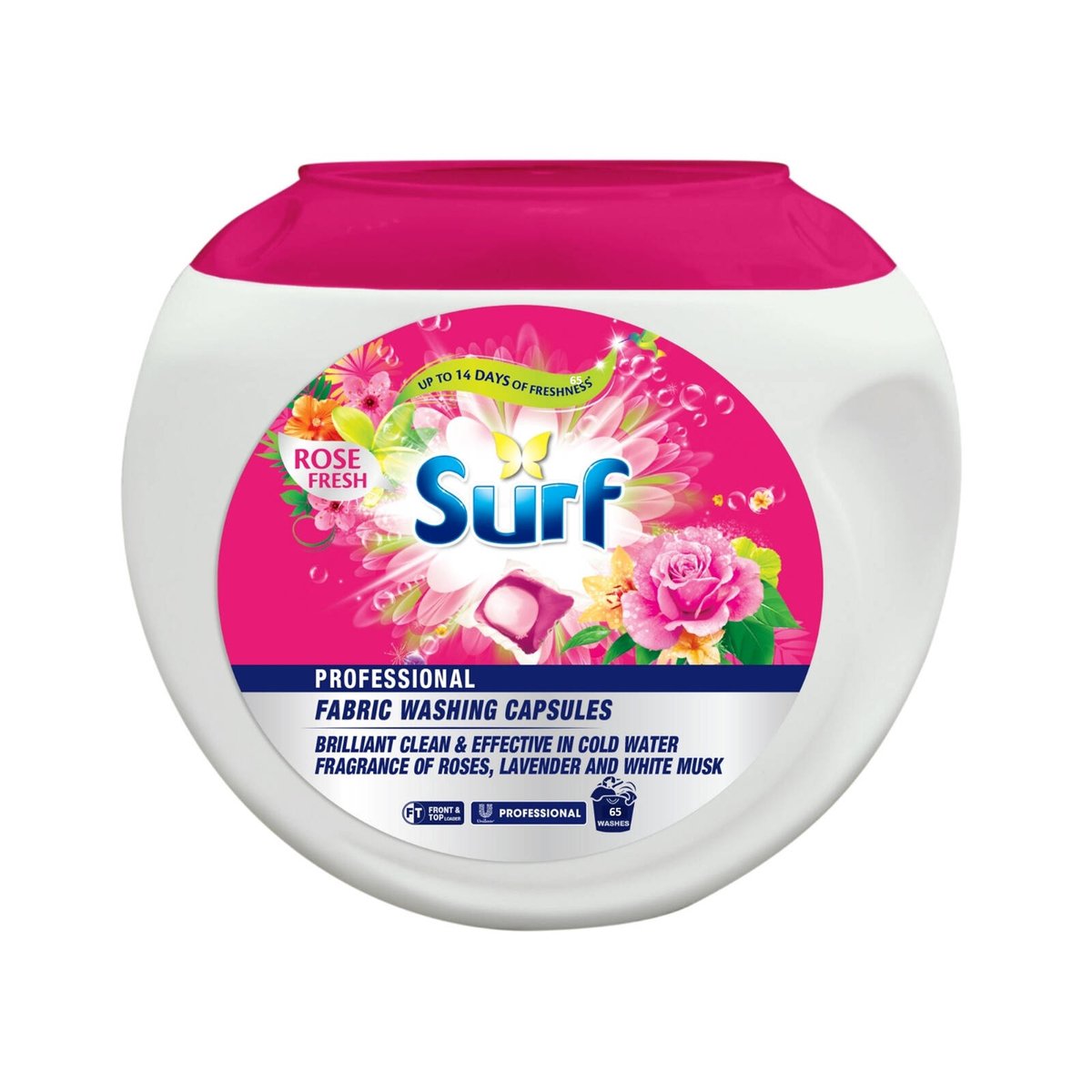 Surf Rose Fresh Laundry Capsules 65 Pack - 1.5 kg - Stain & Odour Removal - SuperSaverAU - view 1