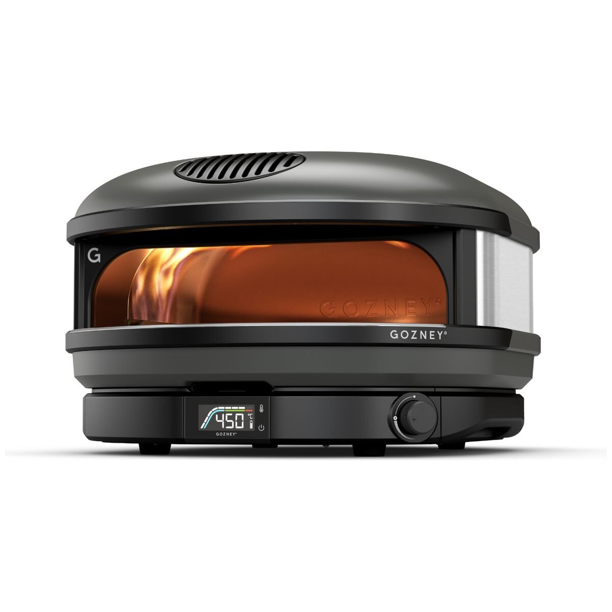 Gozney Arc XL gas pizza oven - black, 16 inch capacity, lateral rolling flame, 500°C - GAPOBAU1624