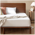Zinus Arden Single Bamboo Bed Frame in Coffee Bean - Wooden Slats, Supportive Headboard - AU-FPWHC1ZC-08S