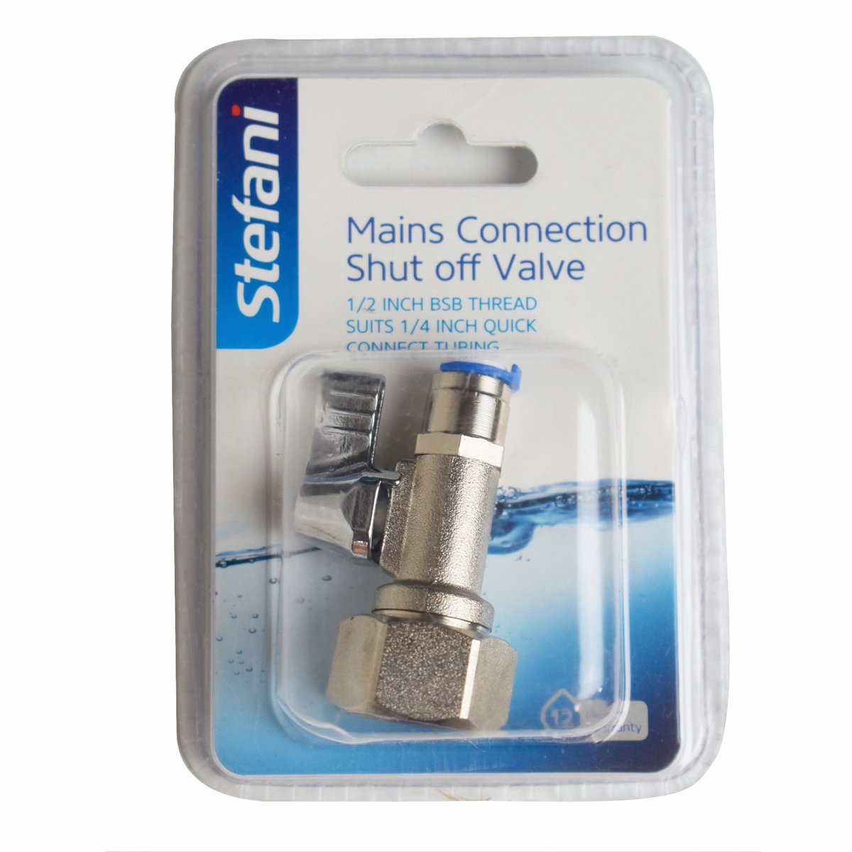 Stefani Mains Connection Shut Off Valve - 1/2in - Brass - Easy Use - SuperSaverAU - view 2
