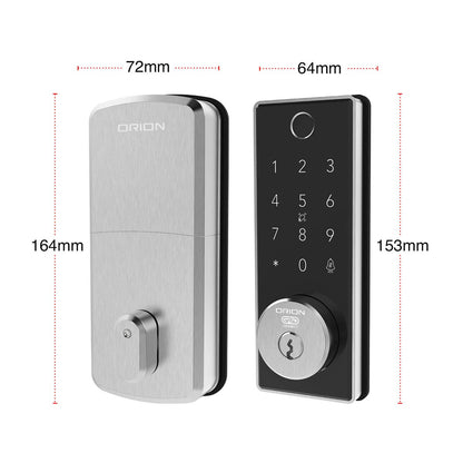 Orion Smart Wi-Fi Deadbolt Lock - 54mm - Zinc Alloy - Keyless Entry