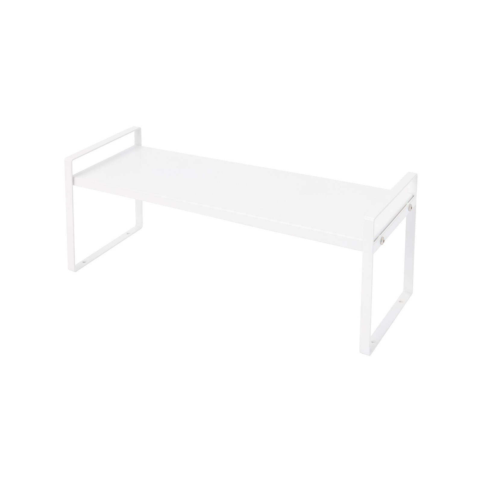 EzyStorage Small Expandable Pantry Shelf 27-46cm White