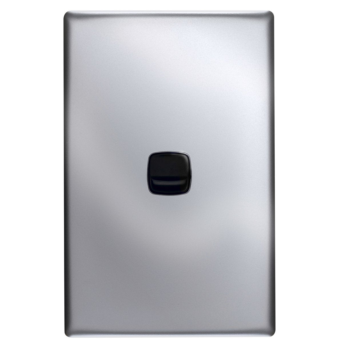 HPM Linea 1 Gang Wall Switch - Gun Metal - 82mm x 127mm - Low Profile - SuperSaverAU - view 1