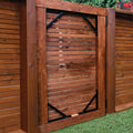 Peak Products Heavy Duty Steel Fence Gate Assembly Bracket Kit Matte Black Suits 750mm Gates