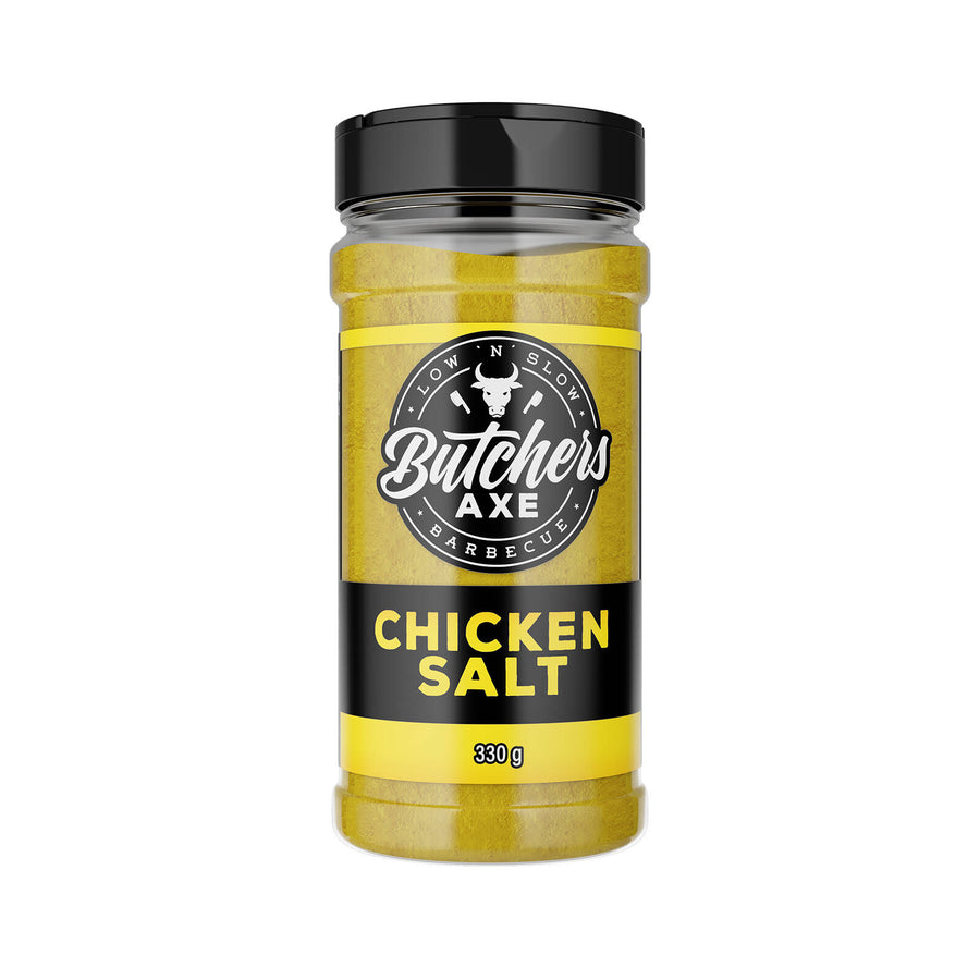 Butchers Axe Chicken Salt BBQ Rub 330g - Gluten Free Seasoning