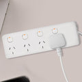 Arlec 4 Outlet Individually Switched Powerboard - 1.8m Lead - White - Safety Overload Protection - SuperSaverAU - view 3