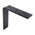 Carinya 150 x 150mm Black Powder Coated Steel Heavy Duty Angle Bracket, 150kg