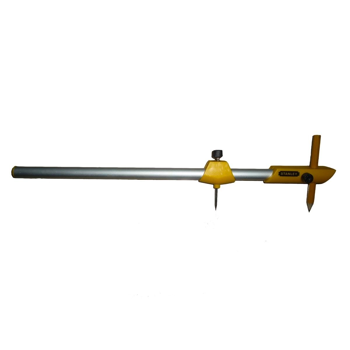 Stanley Compass - Accurate Circle Drawing Tool - 70mm Plastic - Easy To Use - SuperSaverAU - view 1