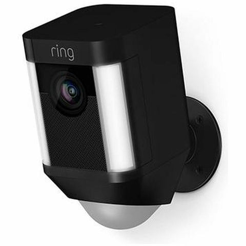 Ring Spotlight Cam Battery security camera - 1080p HD, LED spotlights and siren, black - 8SB1S7-BAU0