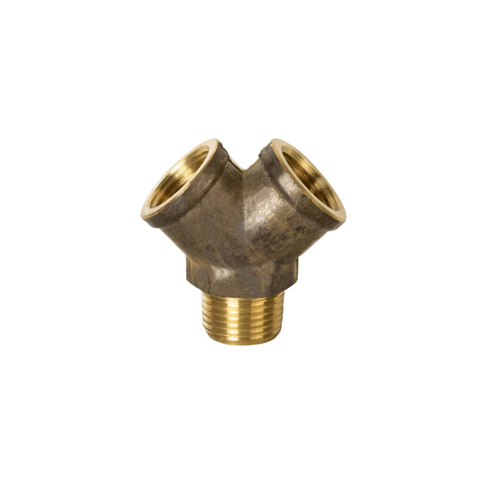 Brasshards 15mm Lead Free Brass Y Fitting Tap Adaptor