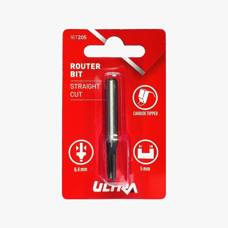 Ultra Router Bit - Straight 5mm - Tungsten Carbide - Durable - SuperSaverAU - view 1