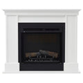 Dimplex Liberty 1.5kW Electric Fireplace - White, Optiflame LED Log Effect, 2 Fan Speeds - LBY15-AU