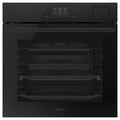 Haier 60cm 600 Series Built-In Oven - 78L, Air Fry, Steam Assist, Black Glass, 25 Functions - HWO60S25TTPB5
