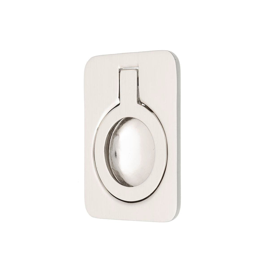 Prestige Ring Pull - 38mm - Zinc Alloy - Brushed Nickel Finish - SuperSaverAU - view 1