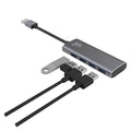 Comsol USB-A to 4 Port USB 3.0 Hub - 5Gbps Data Transfer - Aluminium Casing - SuperSaverAU - view 4