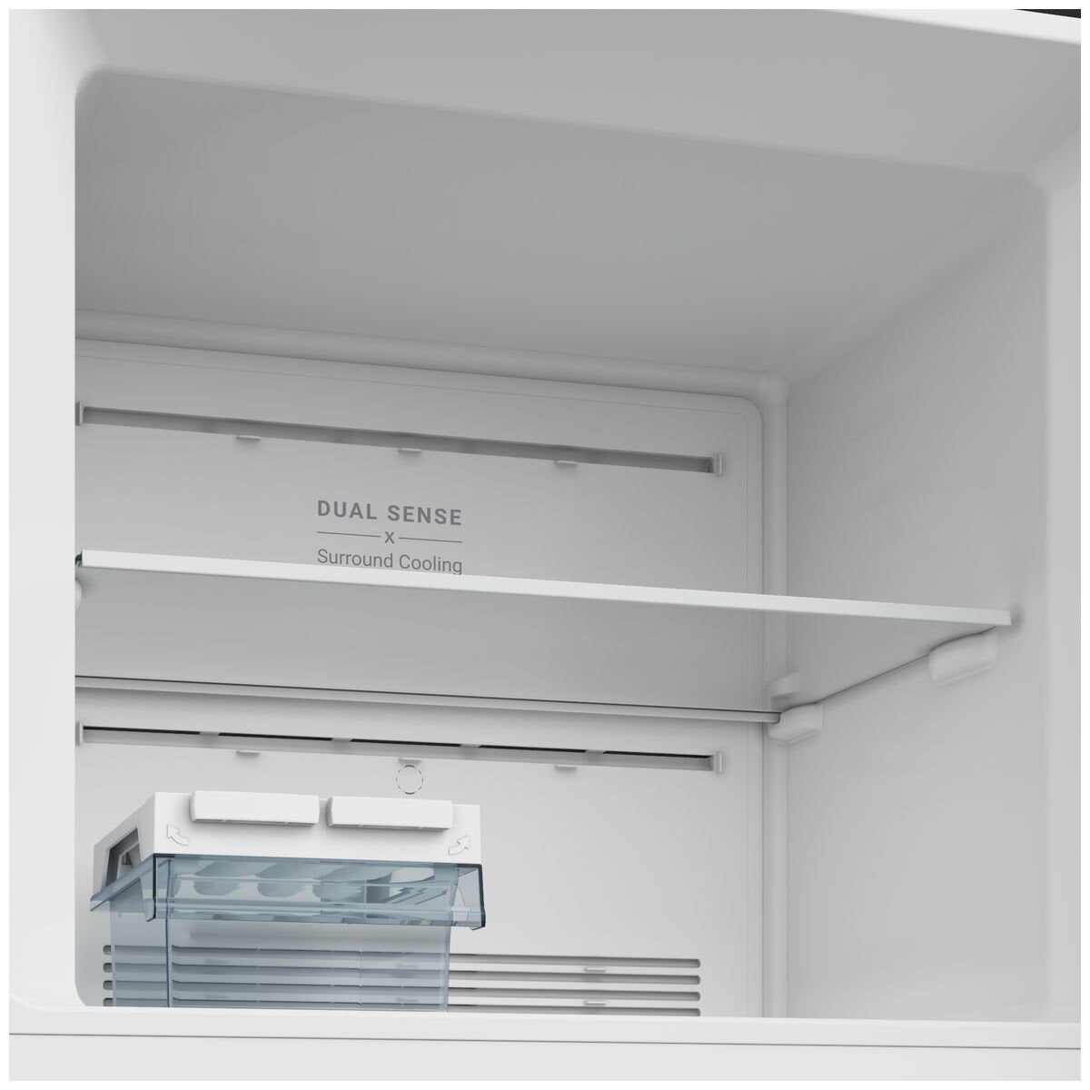 Hitachi 344L Top Mount Fridge - Elegant Inox Silver - Dual Sense Surround Cooling - 4.5 Star - HRTN6379SXAU