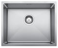 Blanco single bowl undermount sink - 18/10 surgical grade stainless steel, 40L bowl - QUATR15500IUK5