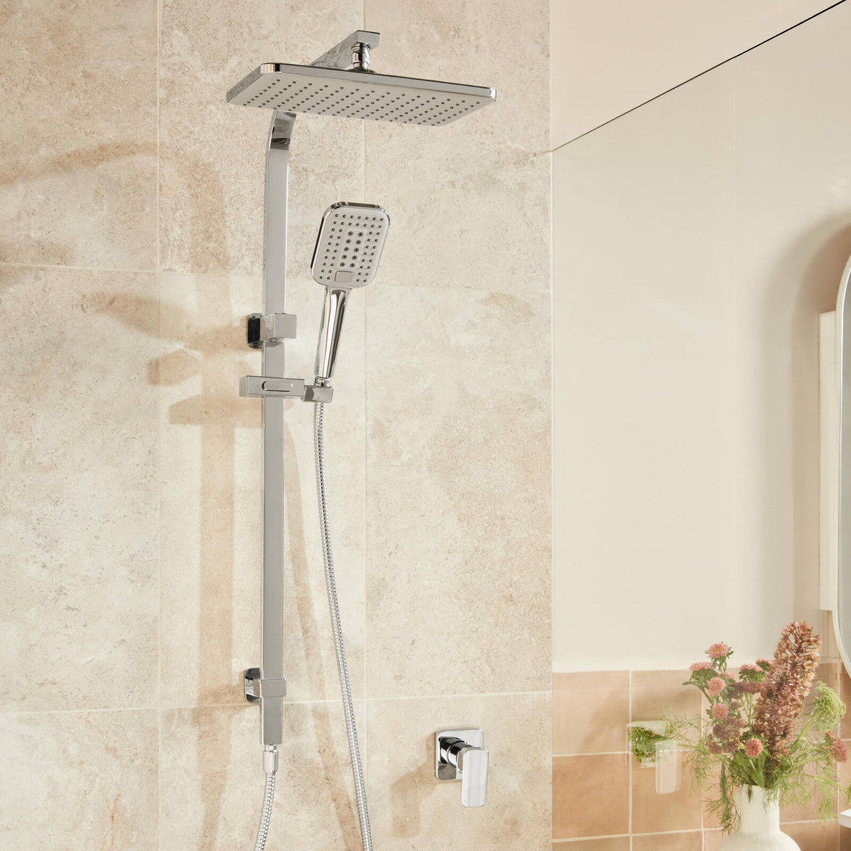 Mondella Overture Lead Free Shower / Wall Mixer Chrome 35mm Cartridge WaterMark Certified
