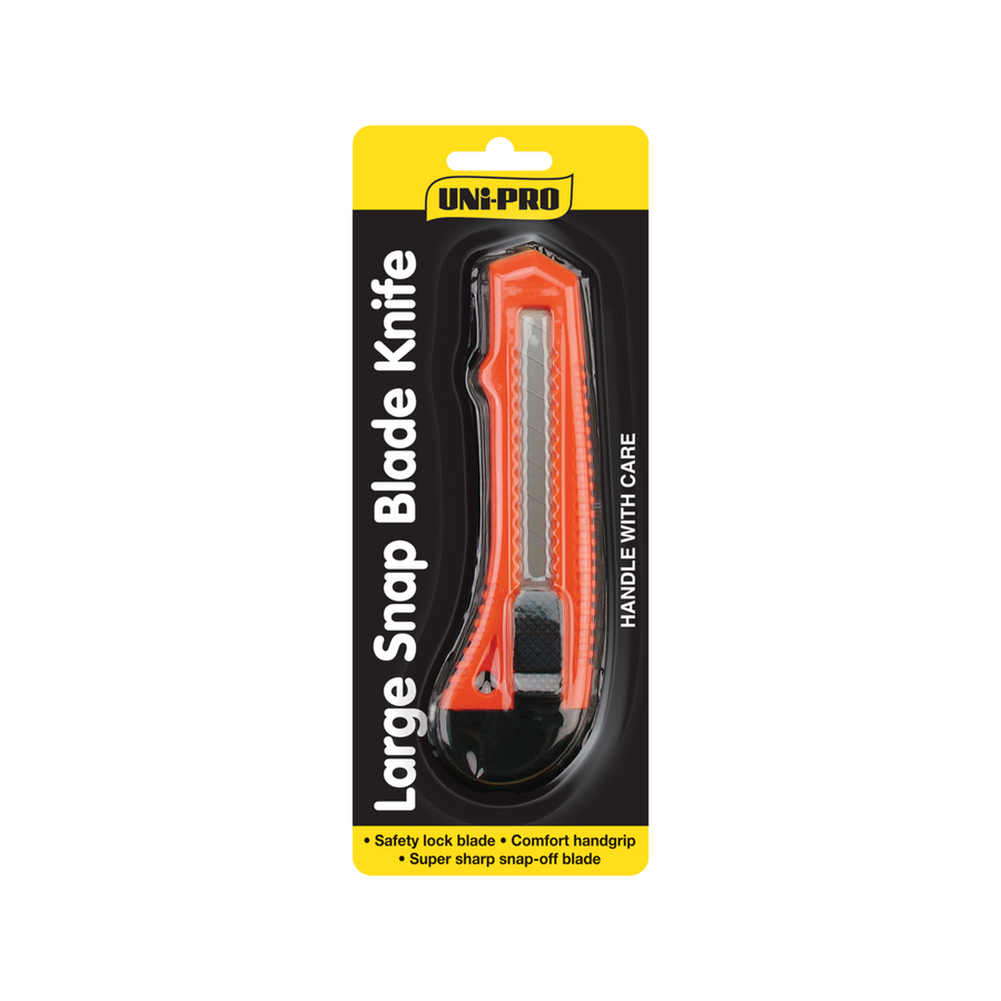 UNi-PRO Snap Blade Knife - Large - Plastic - Super Sharp - SuperSaverAU - view 1