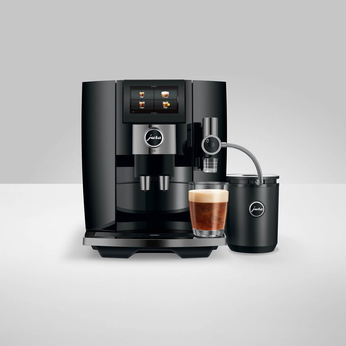 Jura J10 Automatic Coffee Machine - 32 Coffee Specialities, Cold Brew, Sweet Foam - 15664