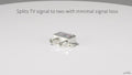 Antsig 2 Way F Connector Splitter - 5-2400MHz - Zinc - Indoor Use - SuperSaverAU - view 2