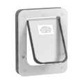 Hakuna Pets Small White Super Tough Lockable Pet Door 170mm