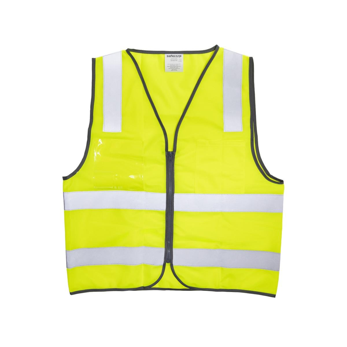Citeco 2XL Hi Vis Day Night Zipper Vest - Yellow - Enhanced Visibility - SuperSaverAU - view 1