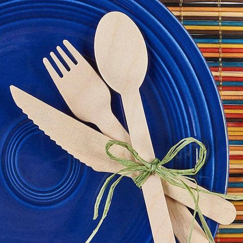 Eco-Friendly Wooden Disposable Forks, Pack of 1000 - 16 cm Fork - view 4