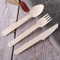 Eco-Friendly Wooden Disposable Teaspoons, Pack of 1000 - 11 cm Teaspoon - view 5
