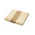 Eco Natural Wooden Craft Sticks Paddle Pop Stirrers - Pack of 500