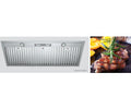 Schweigen 120cm Outdoor BBQ Rangehood - Stainless Steel, 2700m³/h, Twin Motors - CLUM12