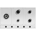 Omega 90cm Natural Gas Cooktop - Stainless Steel, Five Burners, Triple Ring Wok Burner - OCG905WX