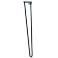 Taskmaster Hairpin Leg - 710mm x 12mm - Solid Steel - Matte Black - SuperSaverAU - view 2