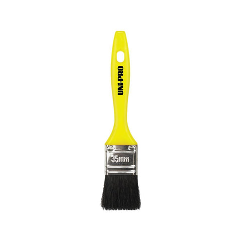 Uni Pro 35mm Bristle Varnish Brush - 100% Synthetic - Touch-Up Tool - SuperSaverAU - view 1