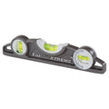 Stanley FatMax 230mm Torpedo Spirit Level, 3 Vial, Aluminium, Waterproof