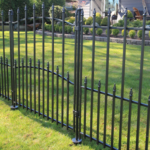Peak No-Dig 400mm Black Steel Fence Post Spike for Corners, Ends & Gates