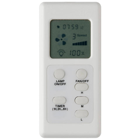 Mercator Ceiling Fan Remote Control - LCD Screen - White - Easy Use - SuperSaverAU - view 1