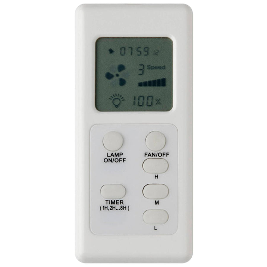Mercator Ceiling Fan Remote Control - LCD Screen - White - Easy Use - SuperSaverAU - view 1
