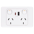 DETA 6000 Double Power Point with USB-A & USB-C Indoor